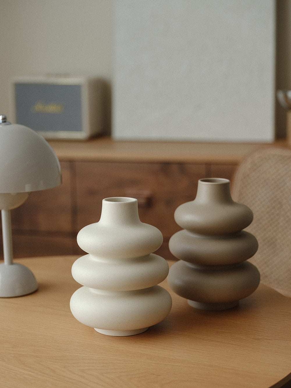 Neutral Bubble Vase