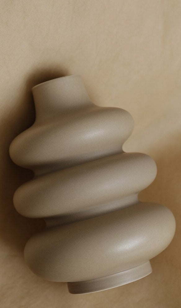 Neutral Bubble Vase