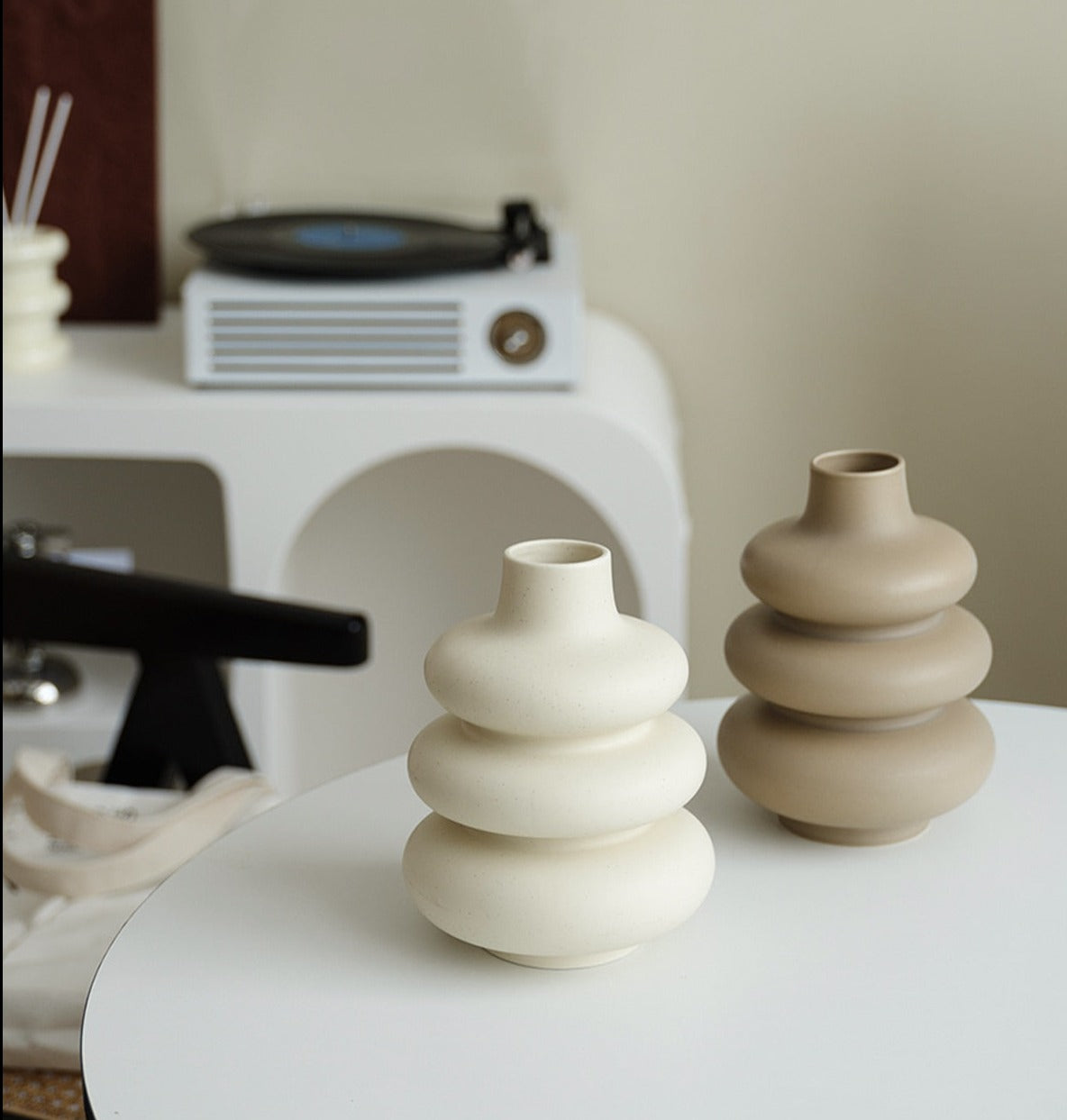 Neutral Bubble Vase