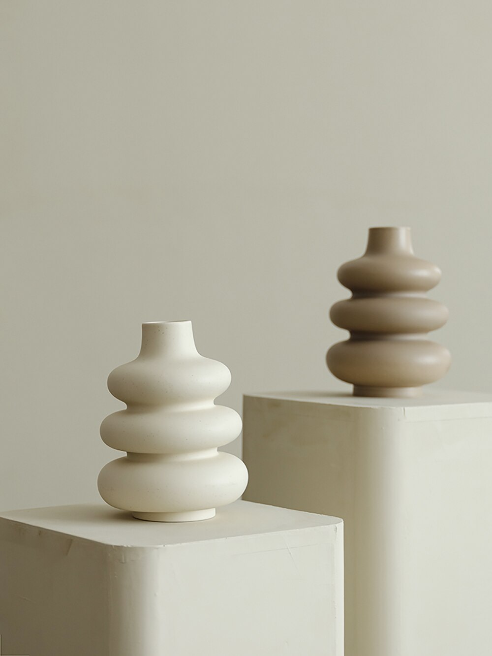 Neutral Bubble Vase