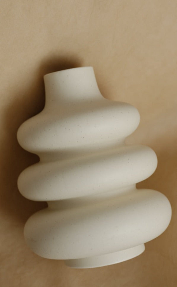Neutral Bubble Vase