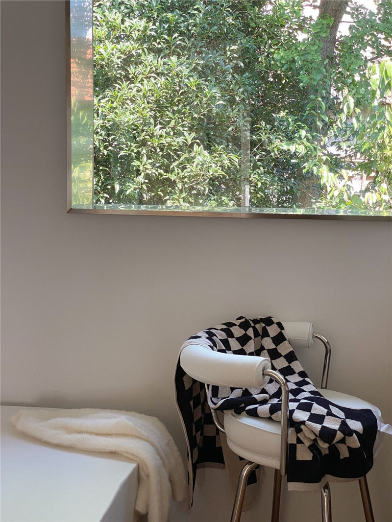 Retro Checkered Towel