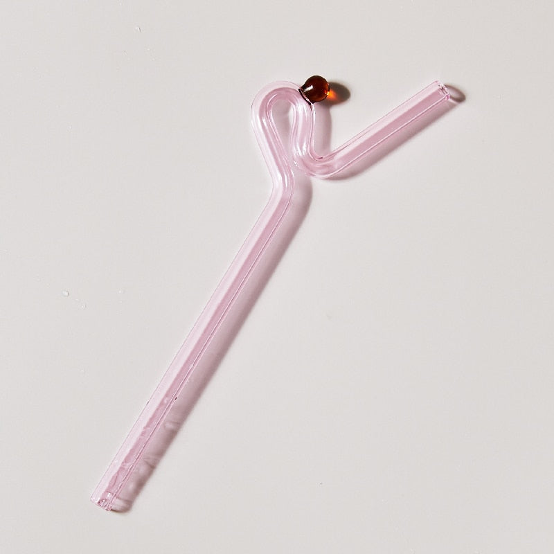 Colorful Glass Straws