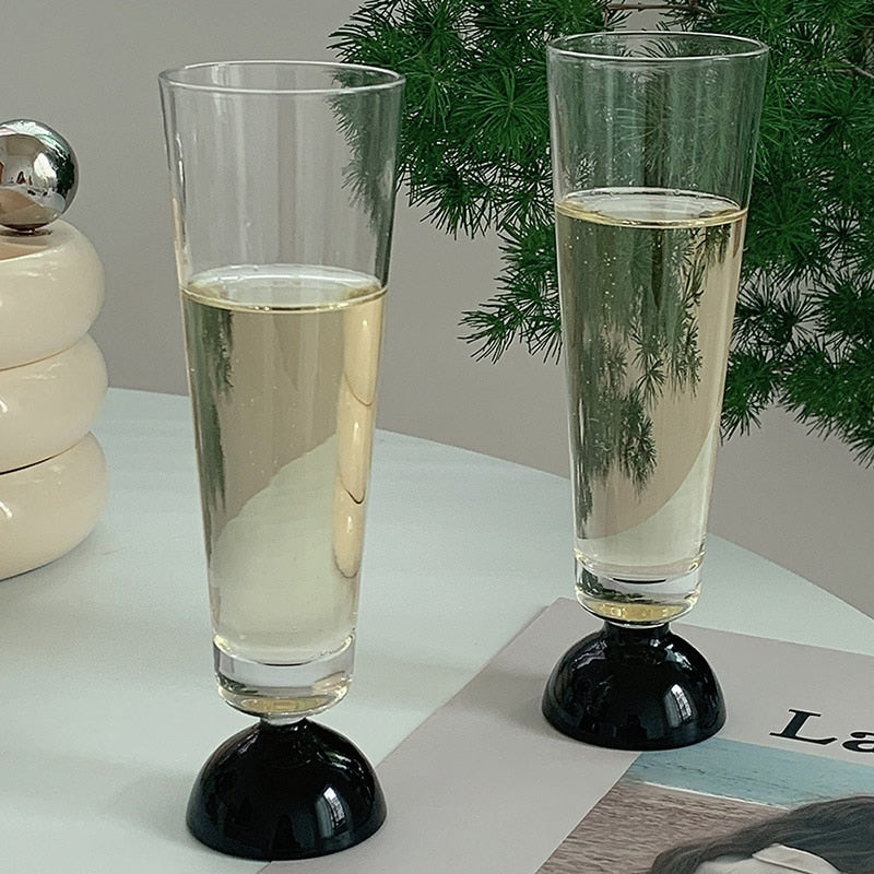 Retro Champagne Flutes