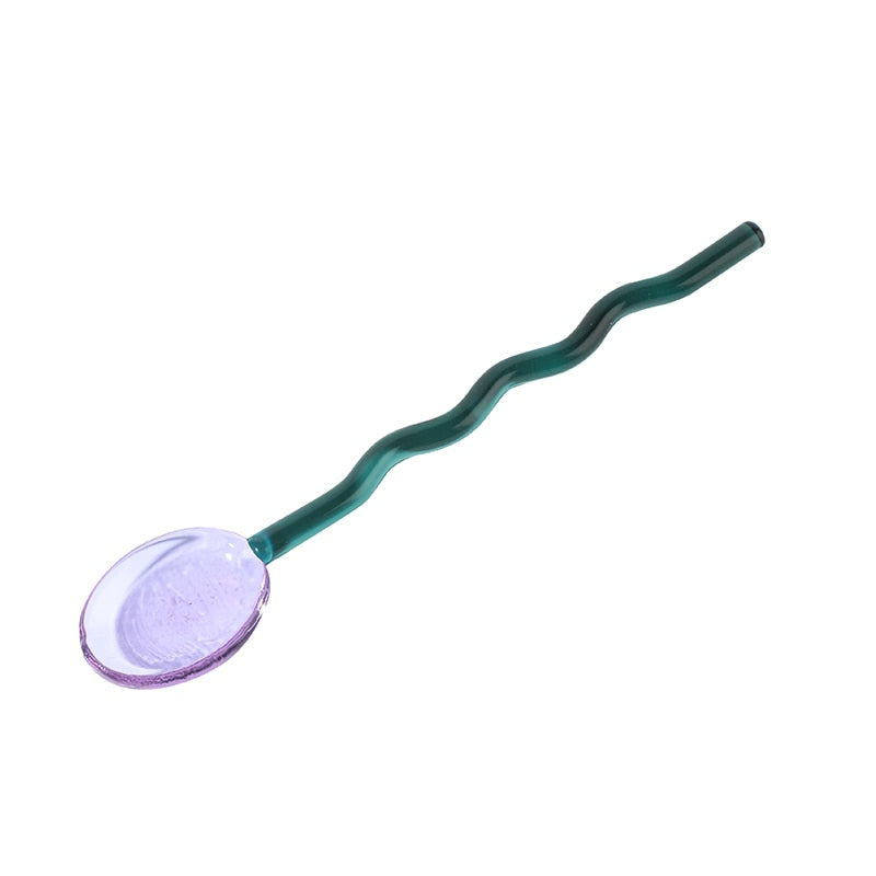 Colorful Glass Spoon