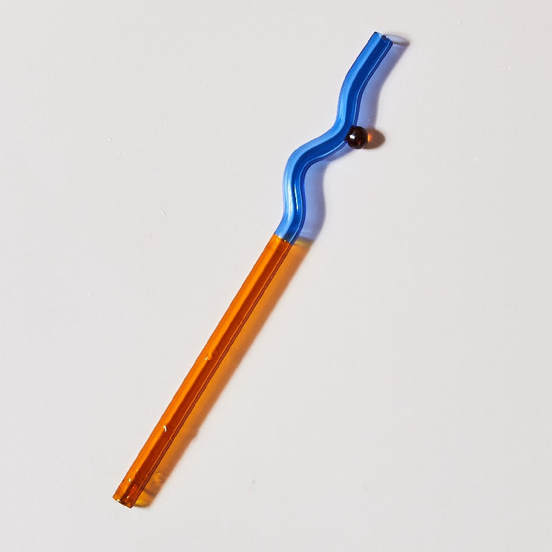 Colorful Glass Straws