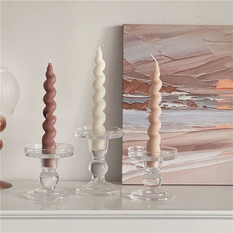 Spiral Candles - Set of 2