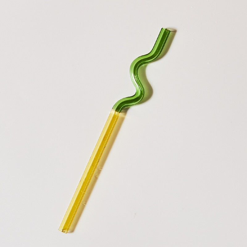 Colorful Glass Straws