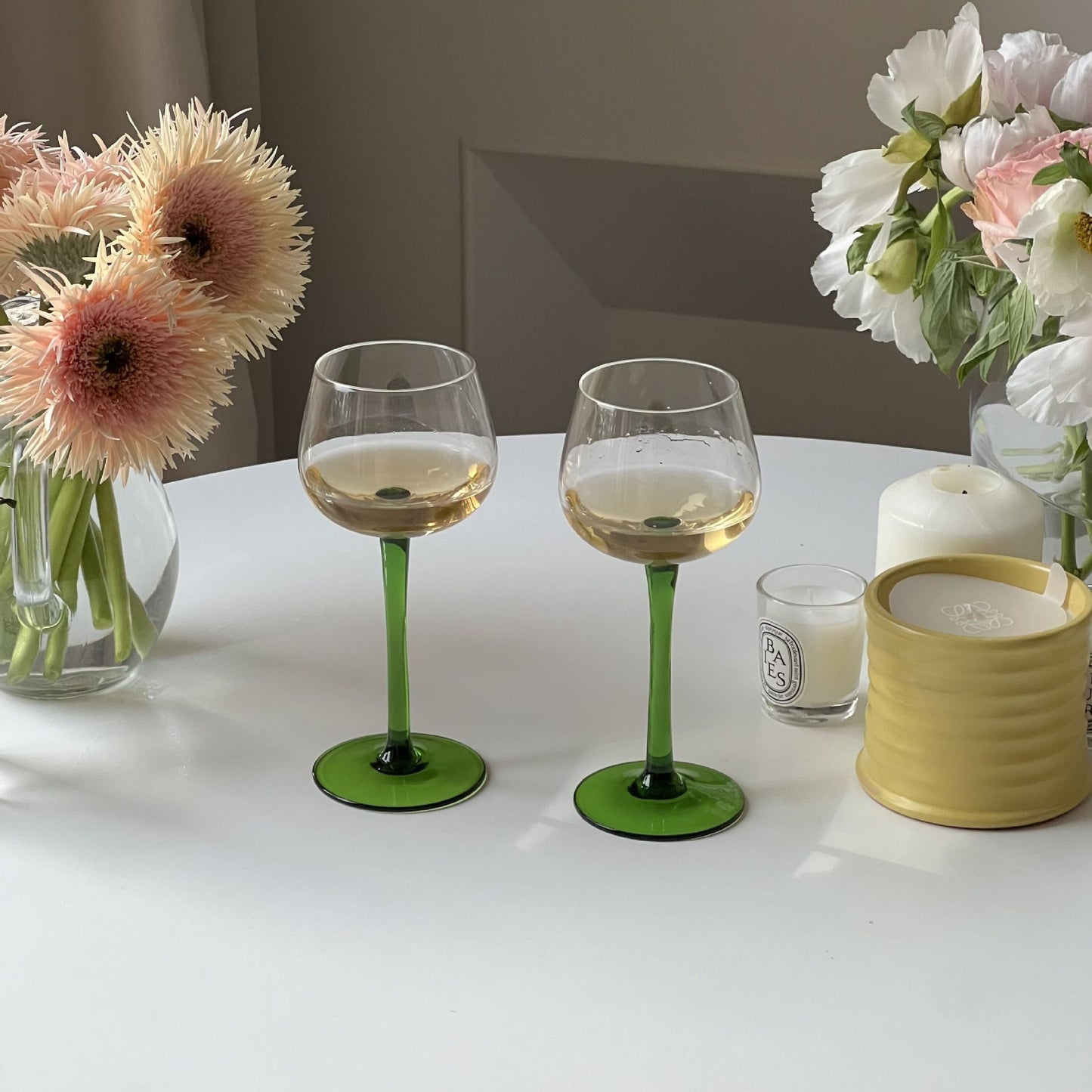 Emerald Wine Glass