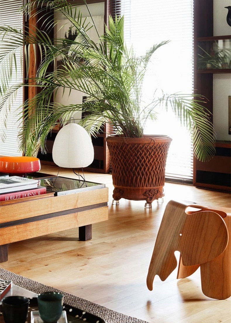 Noguchi Inspired Rice Paper Lamp