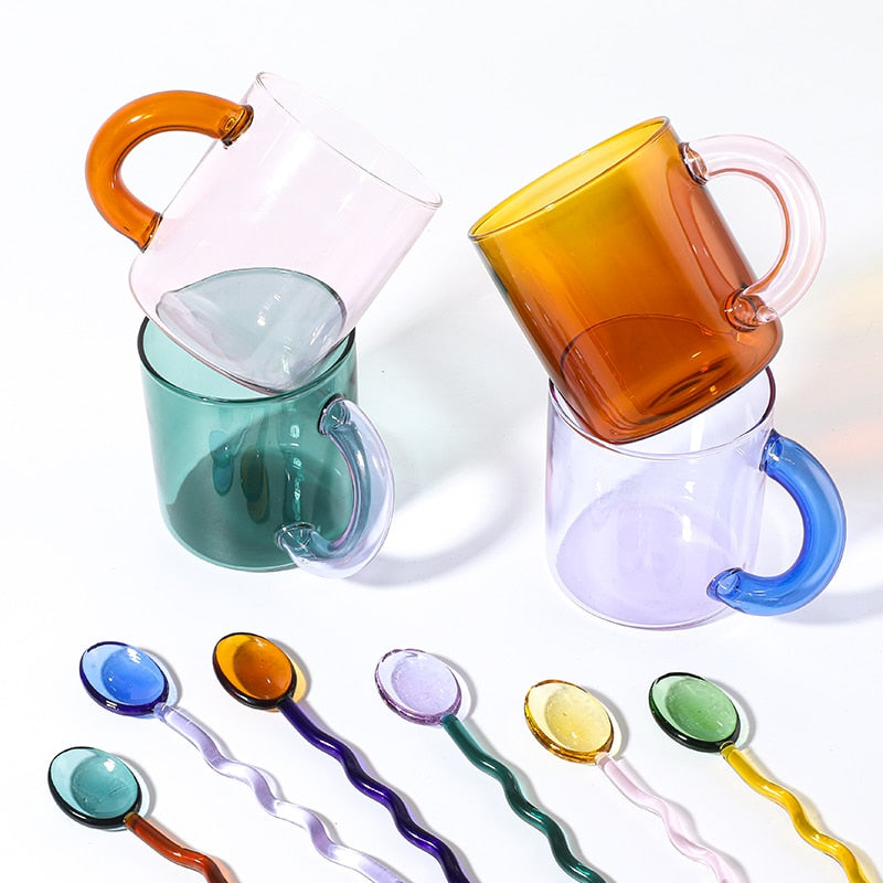 Colorful Glass Spoon