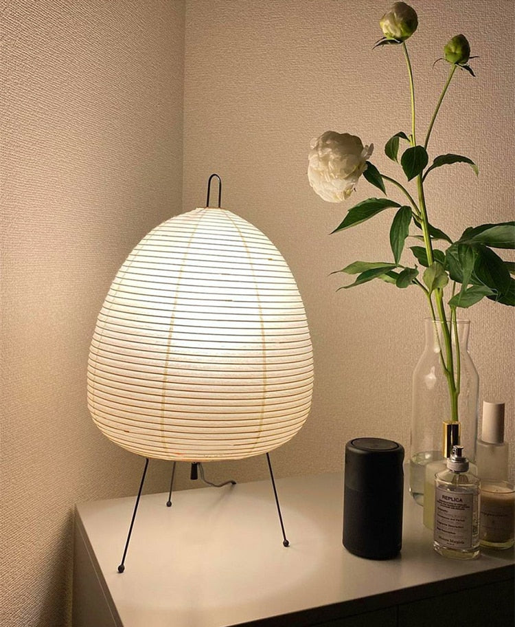 Noguchi Inspired Rice Paper Lamp