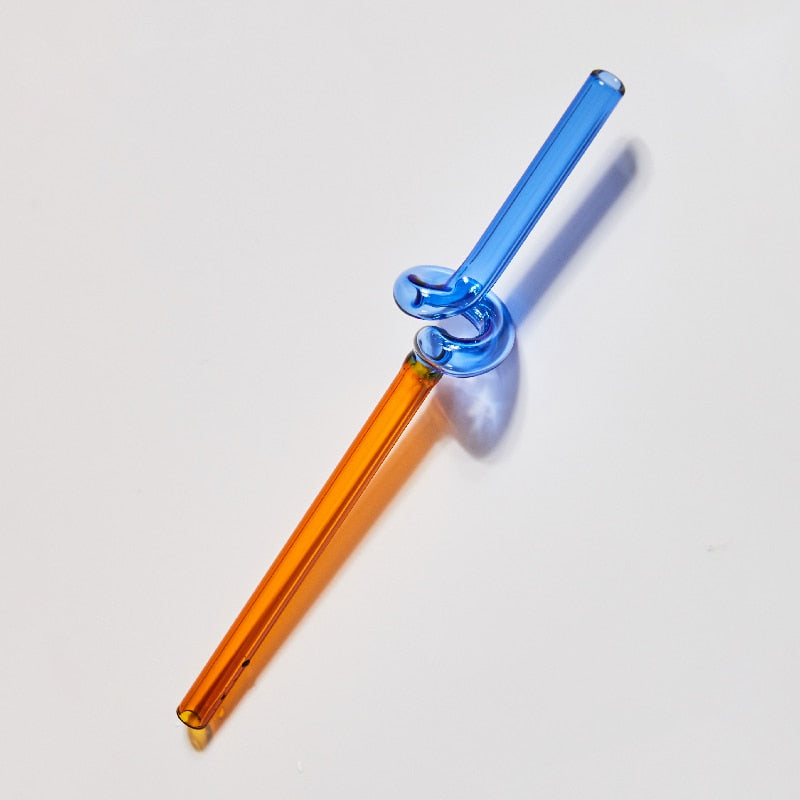 Colorful Glass Straws