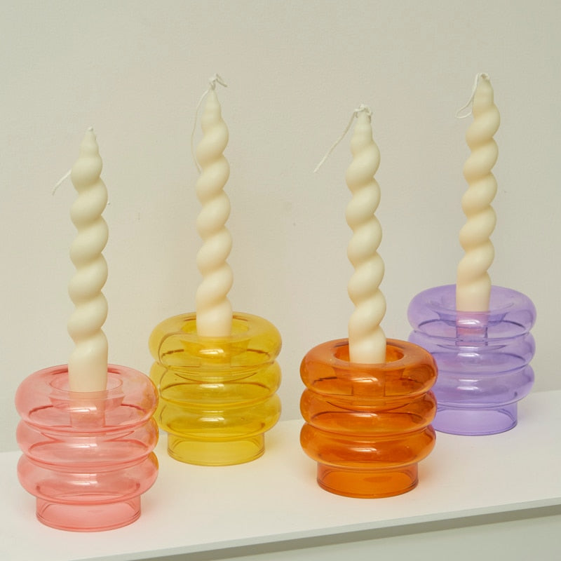 Spiral Candles - Set of 2