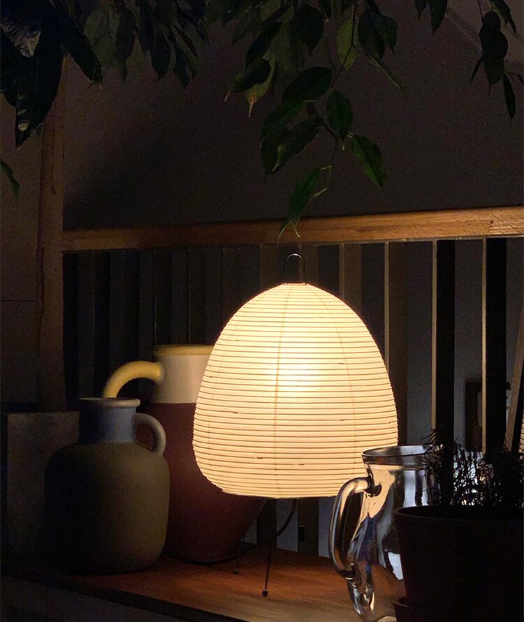 Noguchi Inspired Rice Paper Lamp