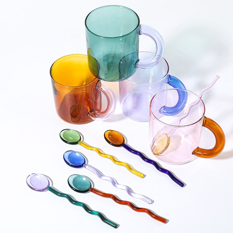 Colorful Glass Spoon